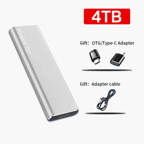 DUTRIEUX USB 3.1 Type-C Externe Harde Schijf - Snelle Draagbare Opslag voor PC, Mac & Android