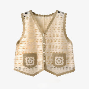 Gehaakte Boho Gilet Dames
