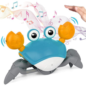 Chasing Crab™️ – Stimuleren van Kruipvaardigheden met Muziek en Licht voor je Baby!