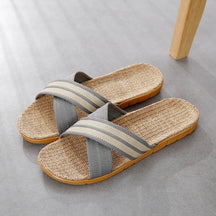 Linnen Comfortabele Pantoffels Zomer