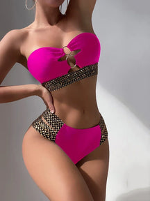 Sexy Strapless Bikini Set