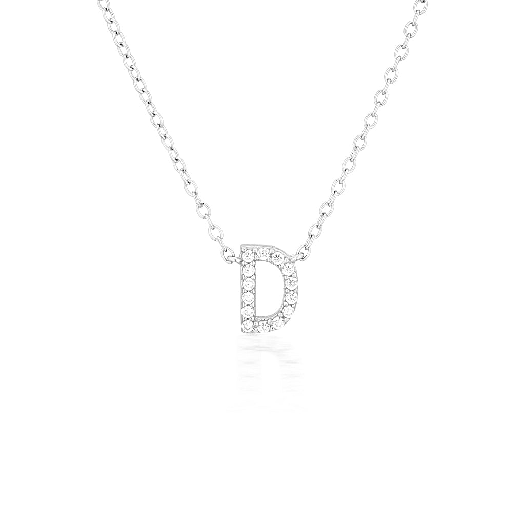 Draag Jouw Letter – Sterling Zilver Alphabet Kettingen met Luxe Afwerking