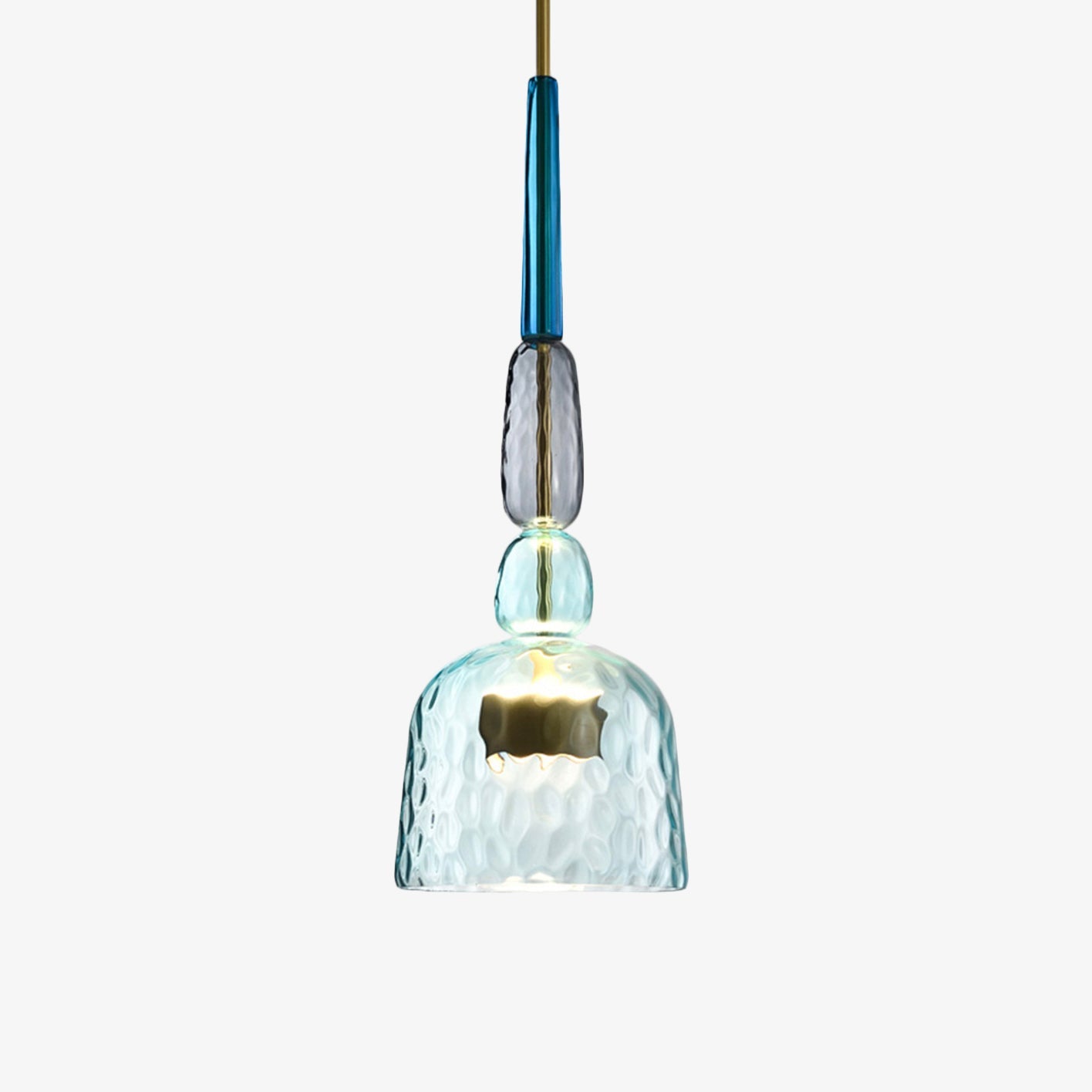 Design Hanglamp Aura met Gekleurd Glas – Modern en Energiezuinig voor Elke Ruimte!