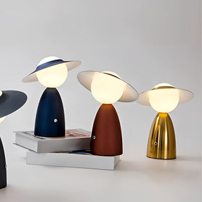 Designer Mushroom Tafellamp met Draadloos Opladen – Moderne Dimbare LED Lamp voor Slaapkamer & Kantoor