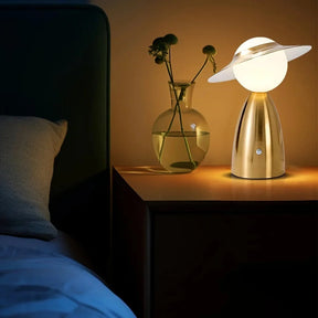 Designer Mushroom Tafellamp met Draadloos Opladen – Moderne Dimbare LED Lamp voor Slaapkamer & Kantoor