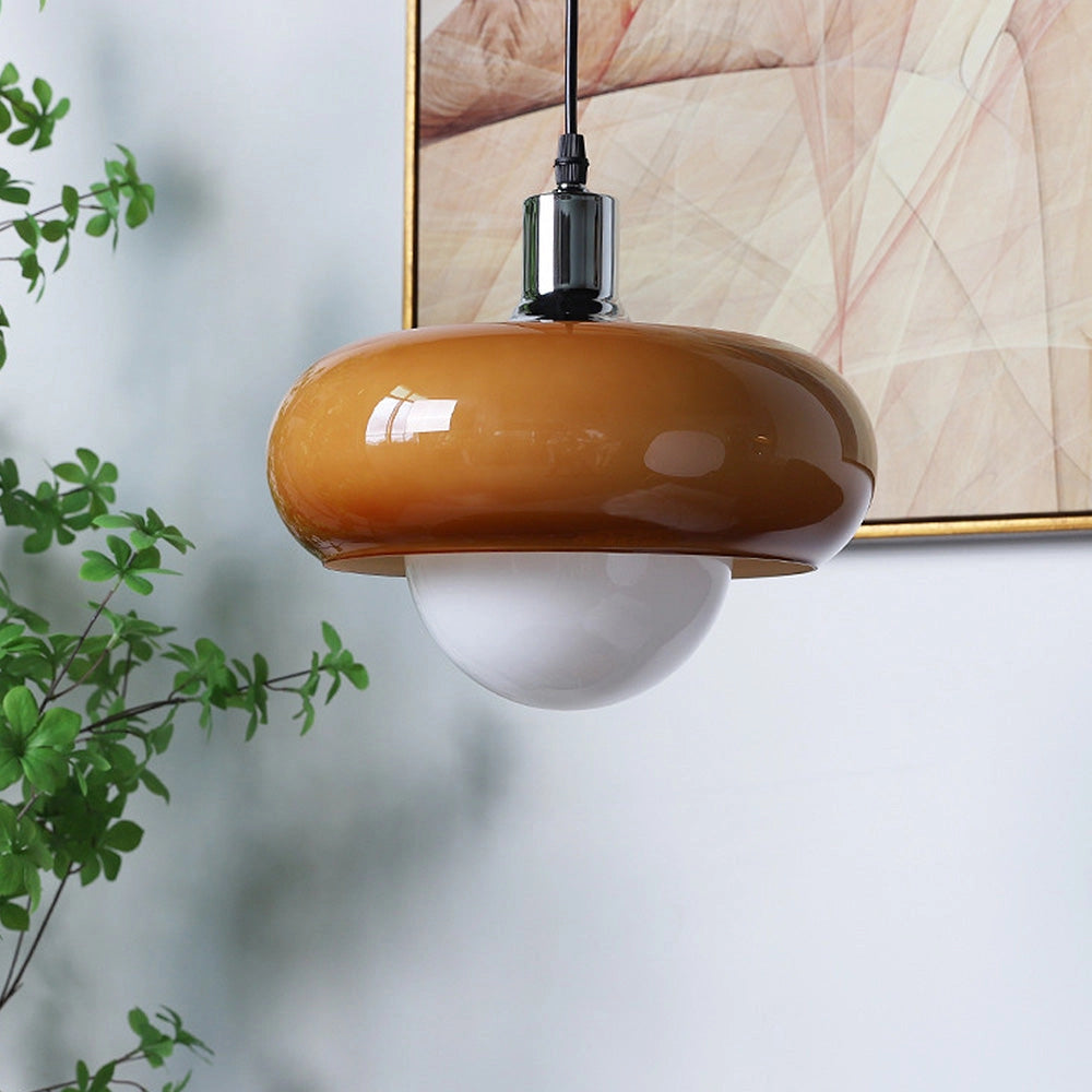 Coffee Glass Pendant Light – Modern Design Hanglamp met Verstelbare Kabel