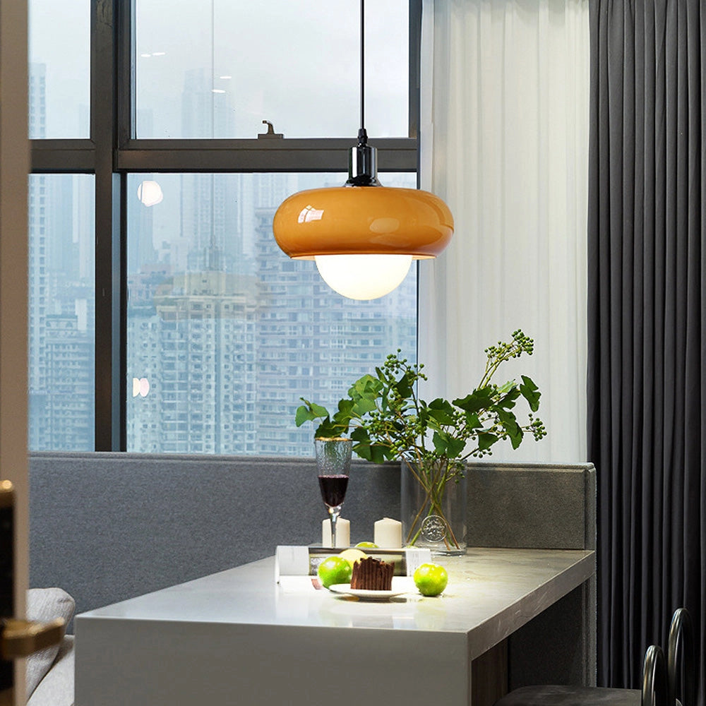 Coffee Glass Pendant Light – Modern Design Hanglamp met Verstelbare Kabel