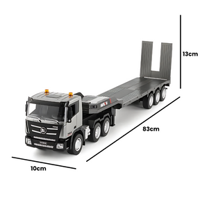 Bestuurbare 9-Kanalen Vrachtwagen 1:24 voor Jongens - Realistische Speelervaring met 2.4G Afstandsbediening