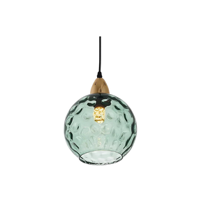 Moderne Plafondlamp met Watergolfeffect - Stijlvol Design (20 cm, Metaal & Glas, Verstelbare Hoogte)