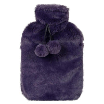 Luxe Nepbont Warme Waterfles met Pomponnetjes – Perfect voor Comfort en Warmte!