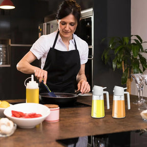 SprayKing Oliespuitfles – Nauwkeurige Verstuiving voor Perfect Koken, Duurzaam en Veelzijdig in Gebruik