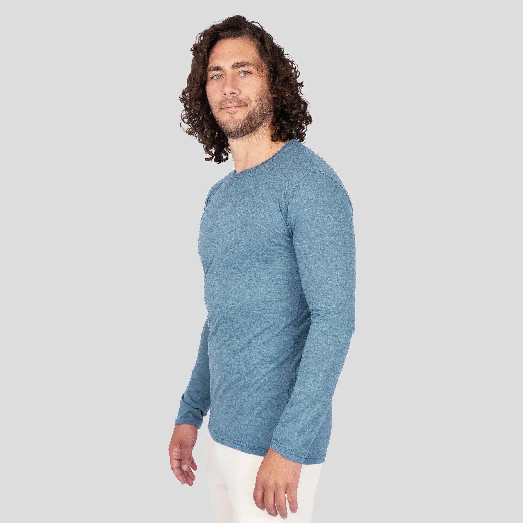 Perfecte Heren Lange Mouwen Shirt van 100% Royal Alpaca Wol - Lichtgewicht, Ademend en Duurzaam