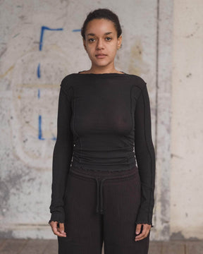 Lange Mouwen T-shirt Met Boothals