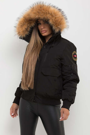 Dames Bomberjack met Faux Fur Capuchon: Warm, Winddicht en Stijlvol voor de Winter