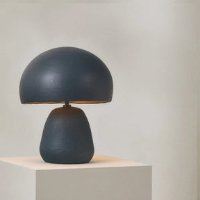 Mushroom Tafel Lamp - Paddenstoelvormige Verlichting met Warme Sfeer in Blauw en Bruin