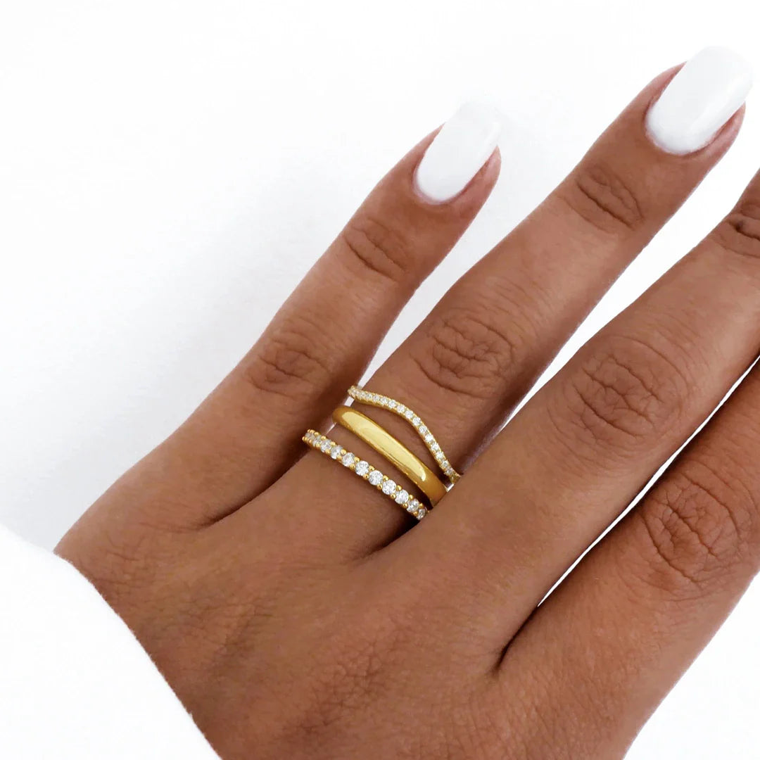 Luxe Ring –  Zilver, Goud of Rosé Goud | Perfect Kerst Cadeau