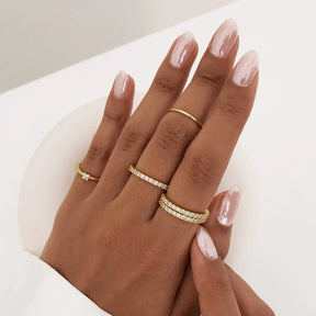 Luxe Ring –  Zilver, Goud of Rosé Goud | Perfect Kerst Cadeau