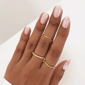 Luxe Ring –  Zilver, Goud of Rosé Goud | Perfect Kerst Cadeau