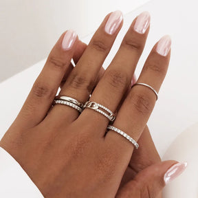 Luxe Ring –  Zilver, Goud of Rosé Goud | Perfect Kerst Cadeau