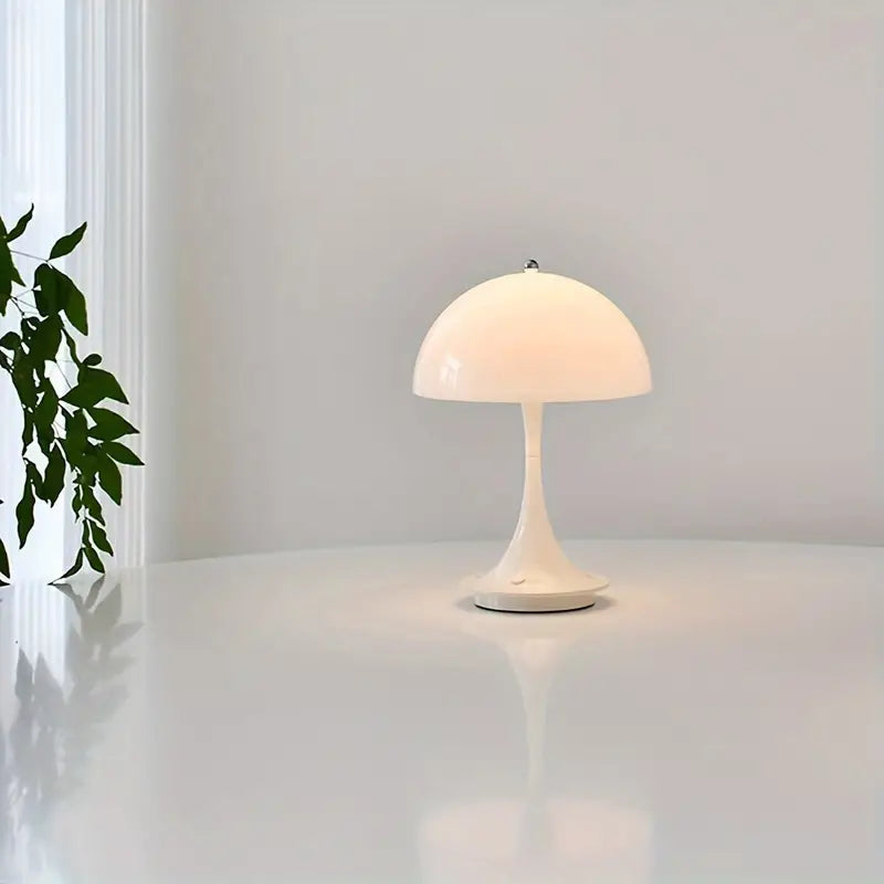 Draadloze Maanlicht Paddestoel Lamp - Dimbare LED Verlichting met Scandinavisch Design voor Elke Ruimte