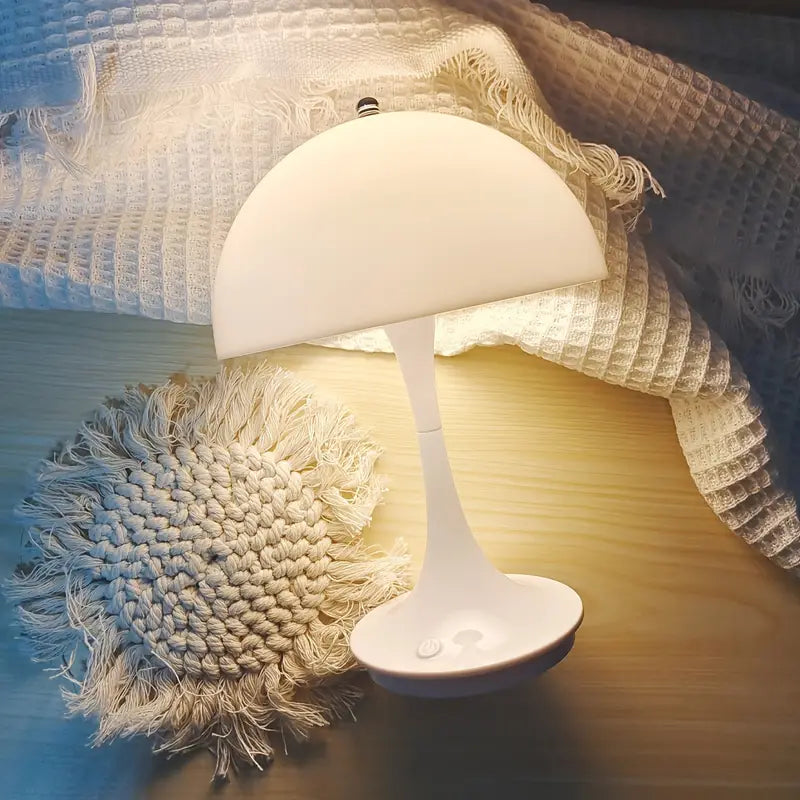 Draadloze Maanlicht Paddestoel Lamp - Dimbare LED Verlichting met Scandinavisch Design voor Elke Ruimte