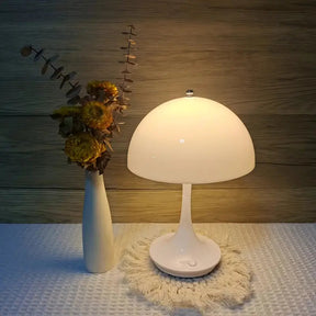 Draadloze Maanlicht Paddestoel Lamp - Dimbare LED Verlichting met Scandinavisch Design voor Elke Ruimte