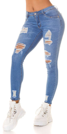 Hoge Gebruikte Jeans