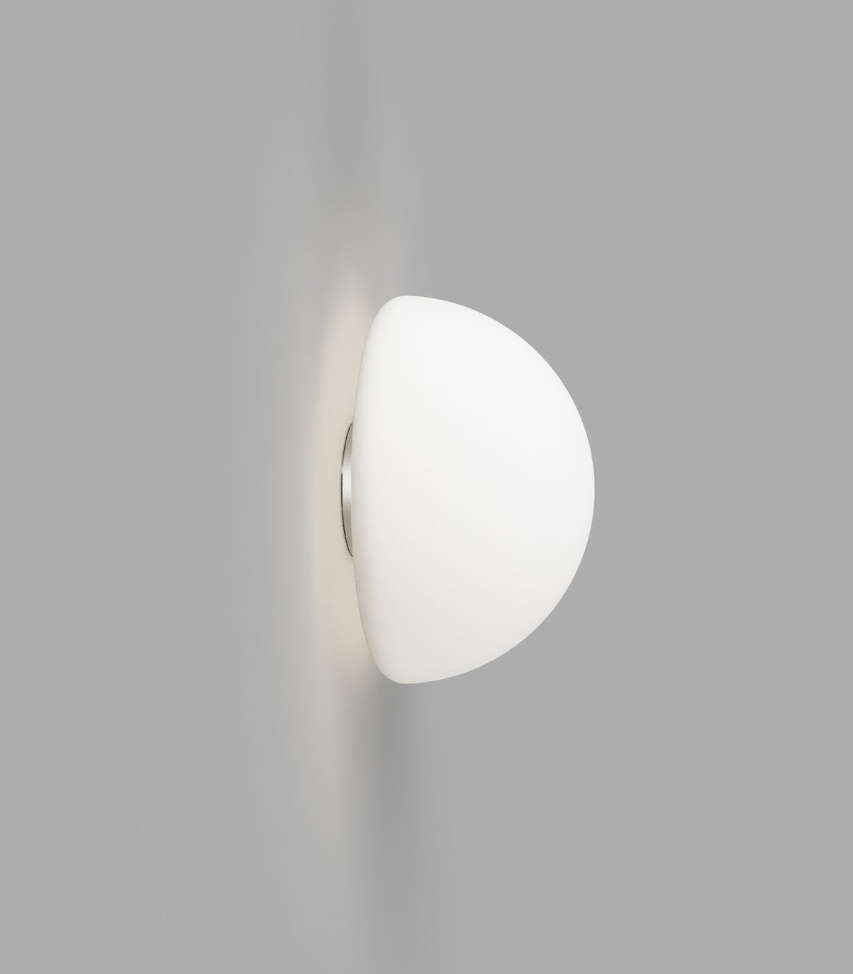 Halo Spiegel Wandlamp - Minimalistische Halve Bolvorm met Diffuse Verlichting voor Elegante Interieurs