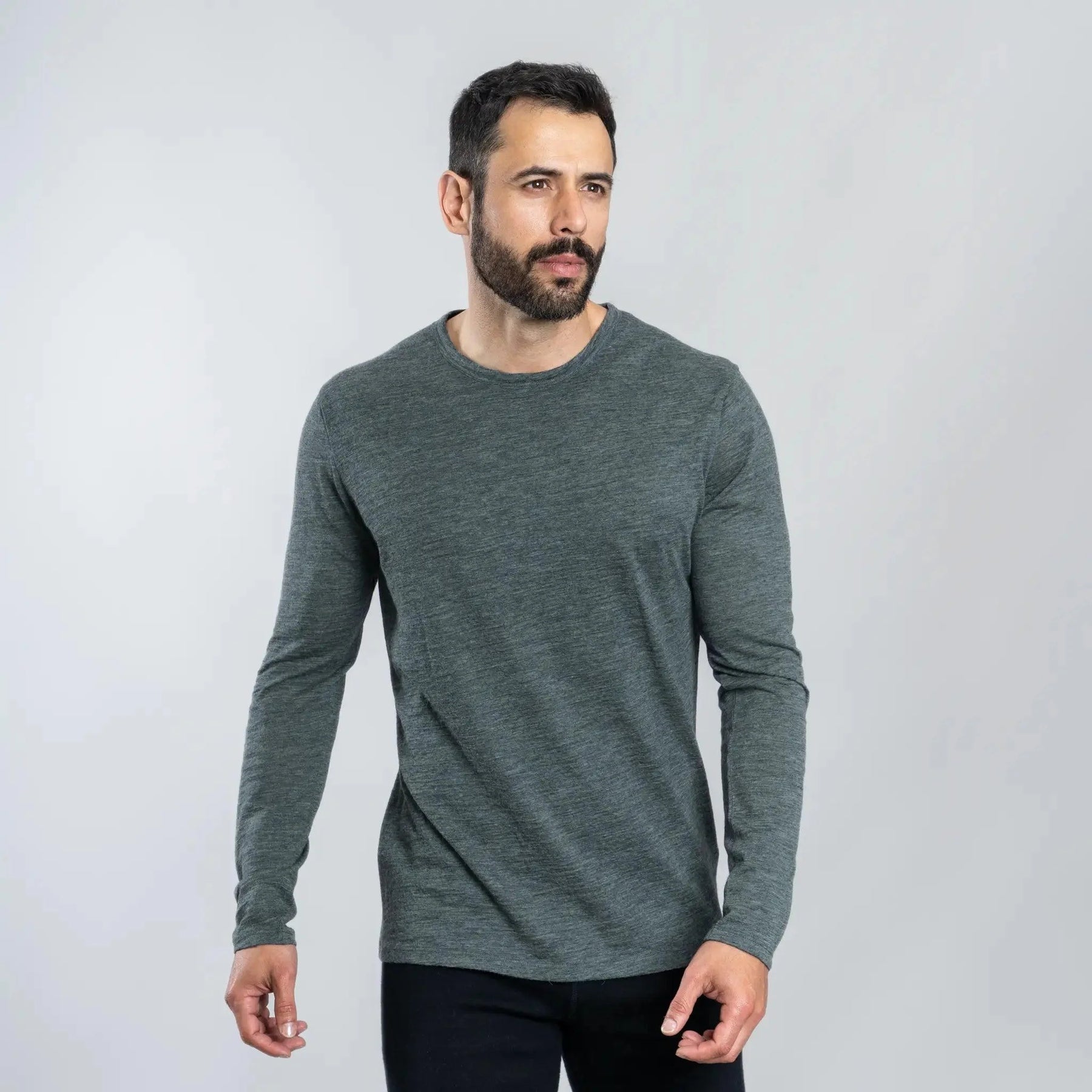 Perfecte Heren Lange Mouwen Shirt van 100% Royal Alpaca Wol - Lichtgewicht, Ademend en Duurzaam