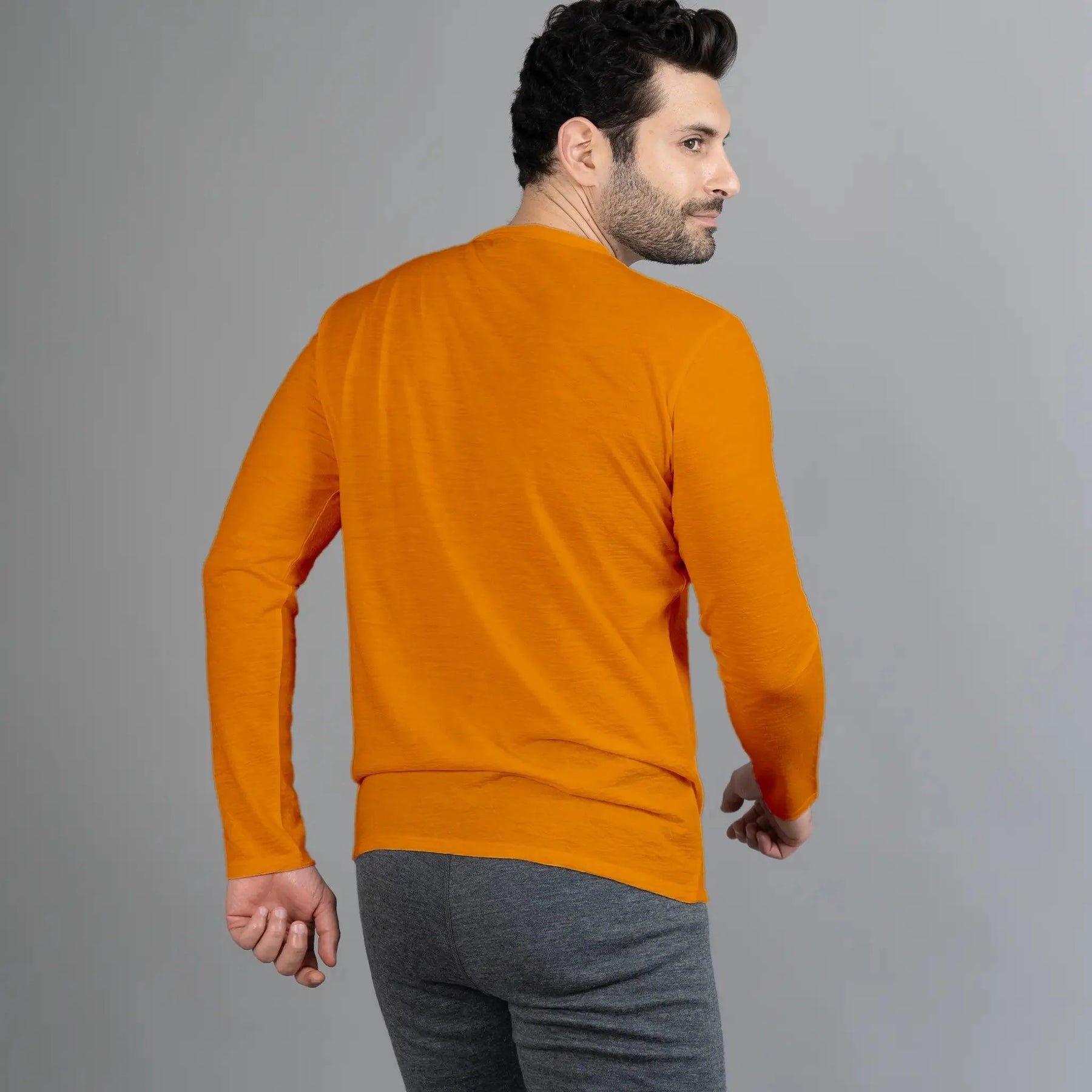 Perfecte Heren Lange Mouwen Shirt van 100% Royal Alpaca Wol - Lichtgewicht, Ademend en Duurzaam