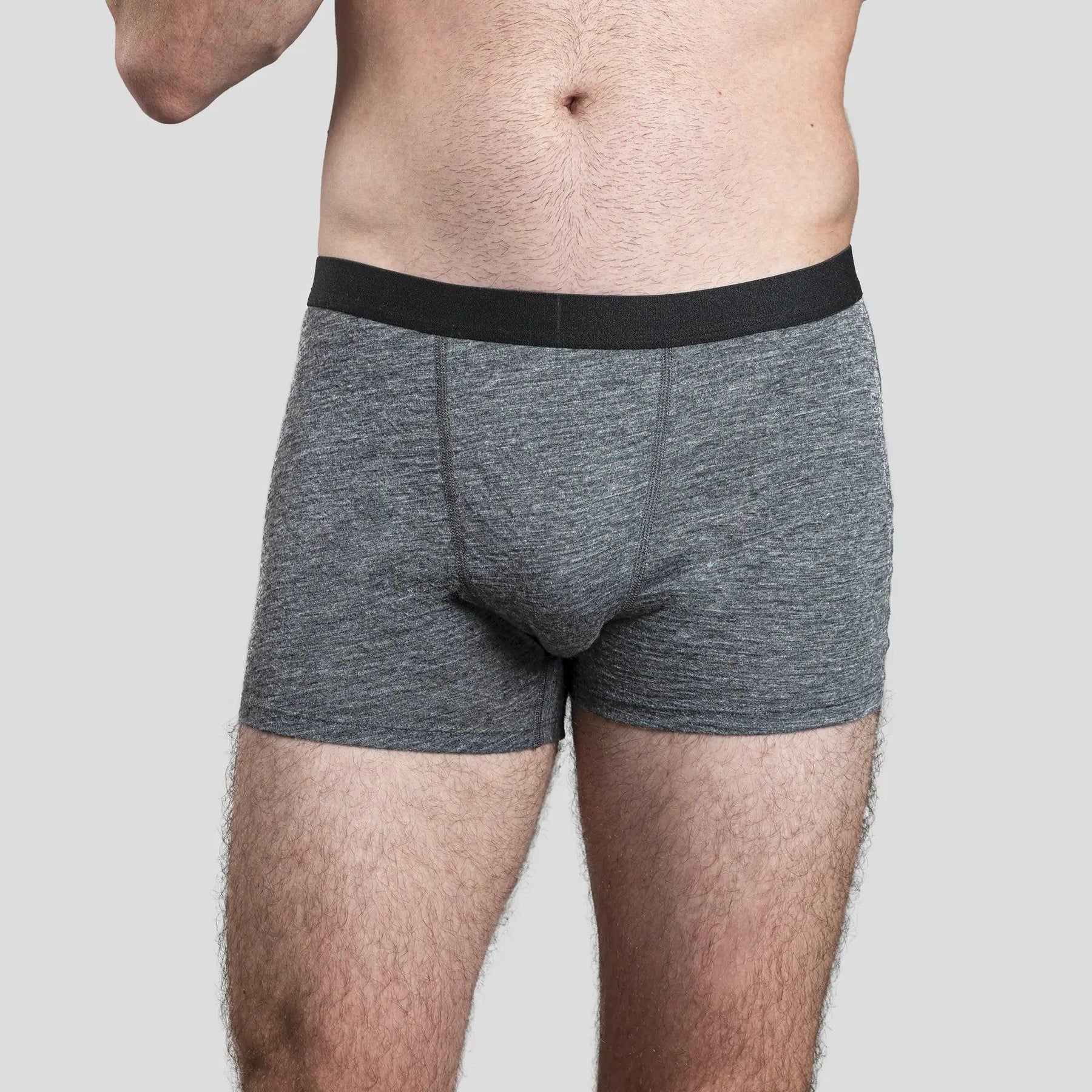 100% Royal Alpaca Wol Boxer Shorts: Lichtgewicht, Ademend en Antibacterieel voor Droog en Comfortabel Reizen