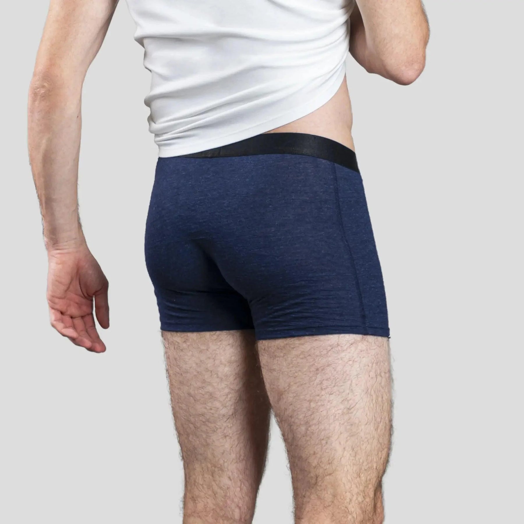 100% Royal Alpaca Wol Boxer Shorts: Lichtgewicht, Ademend en Antibacterieel voor Droog en Comfortabel Reizen