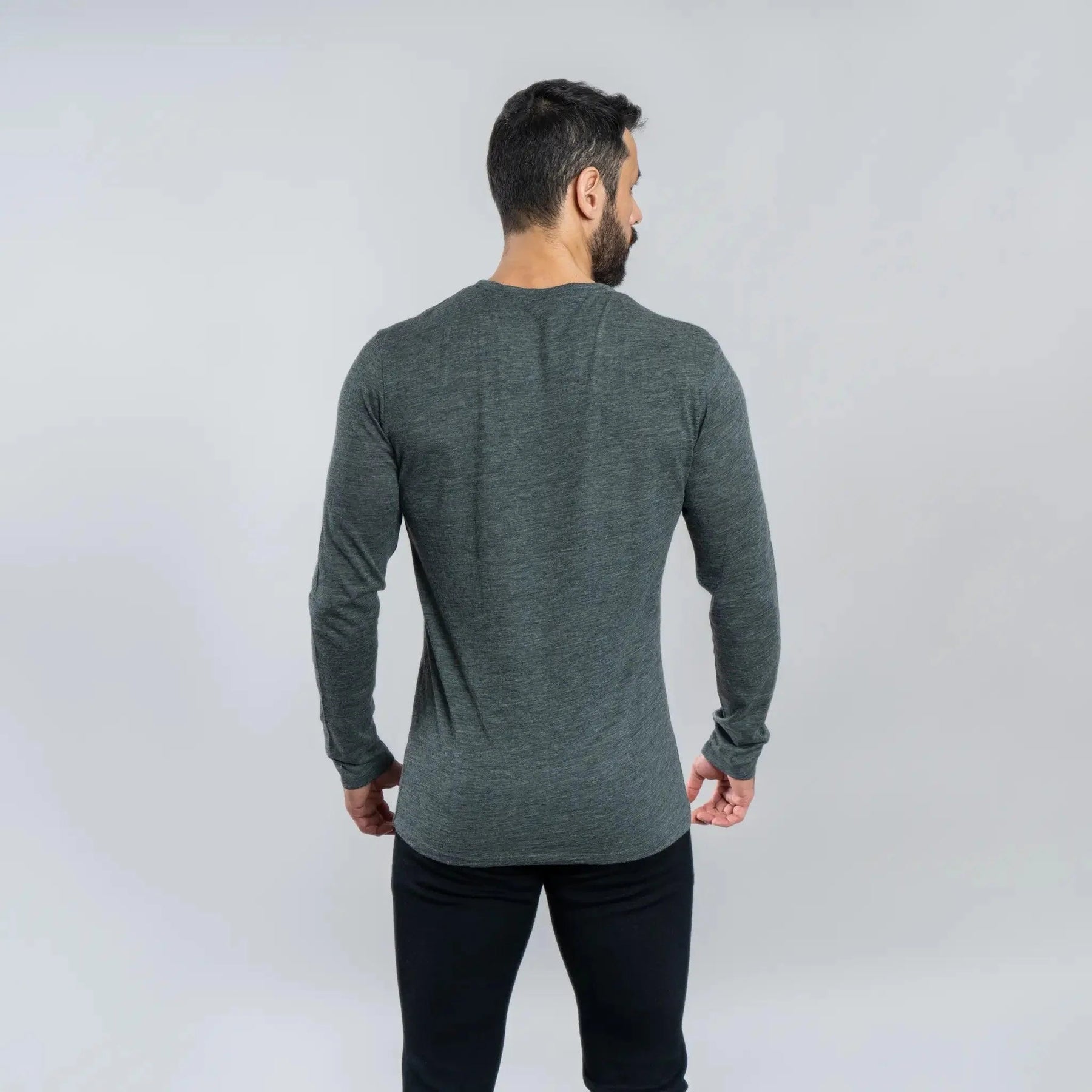 Perfecte Heren Lange Mouwen Shirt van 100% Royal Alpaca Wol - Lichtgewicht, Ademend en Duurzaam