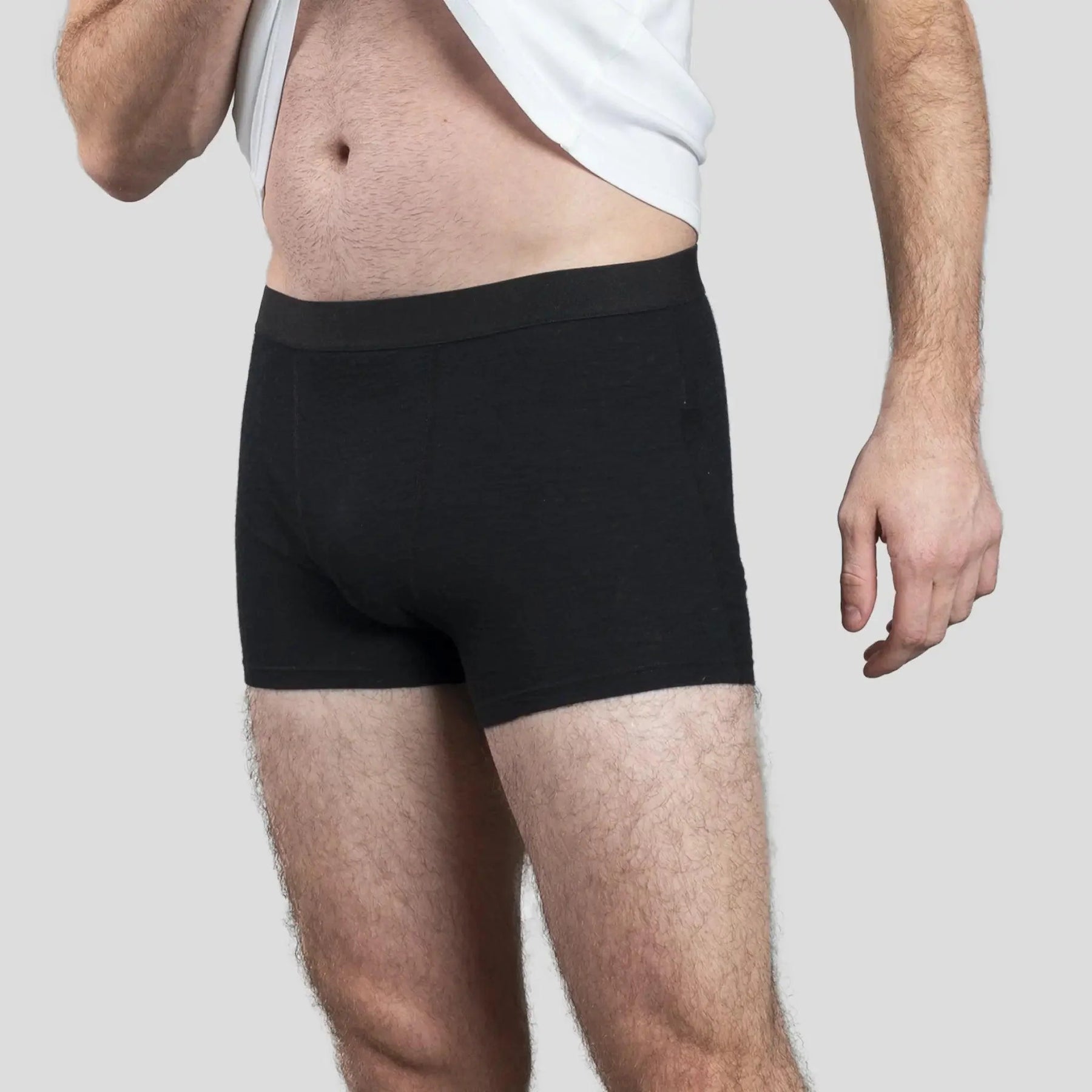 100% Royal Alpaca Wol Boxer Shorts: Lichtgewicht, Ademend en Antibacterieel voor Droog en Comfortabel Reizen