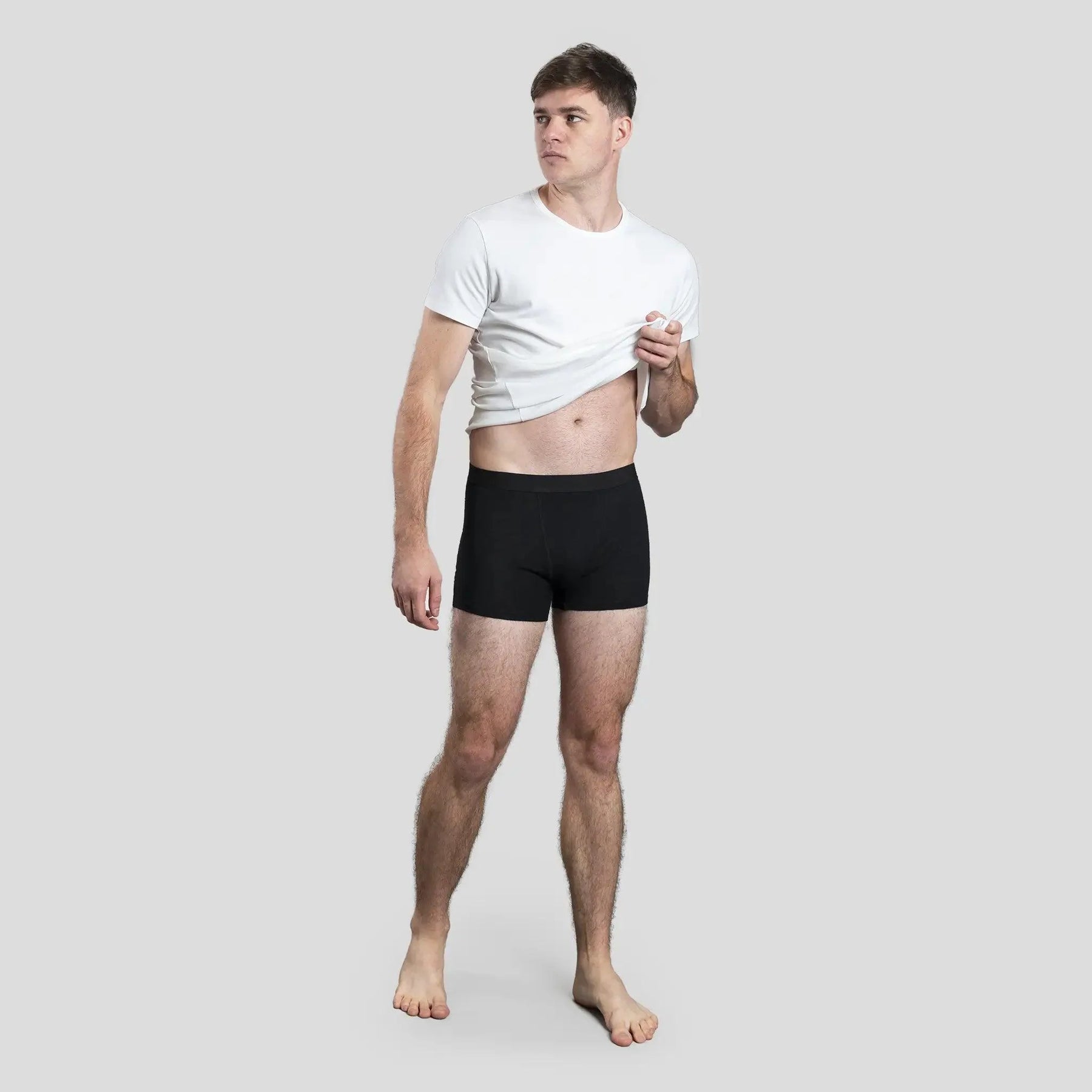 100% Royal Alpaca Wol Boxer Shorts: Lichtgewicht, Ademend en Antibacterieel voor Droog en Comfortabel Reizen