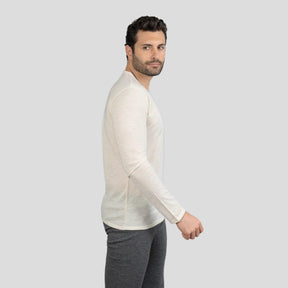 Perfecte Heren Lange Mouwen Shirt van 100% Royal Alpaca Wol - Lichtgewicht, Ademend en Duurzaam