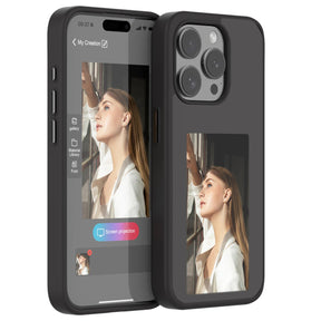 Telefoonhoes met Fotolijst - E-Ink Case voor iPhone met App & Bescherming