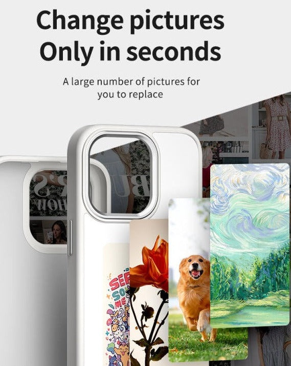 Telefoonhoes met Fotolijst - E-Ink Case voor iPhone met App & Bescherming