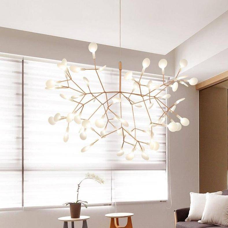 Moderne Design LED Hanglamp 'Gouden Boom' – Elegante Verlichting voor Elke Ruimte!