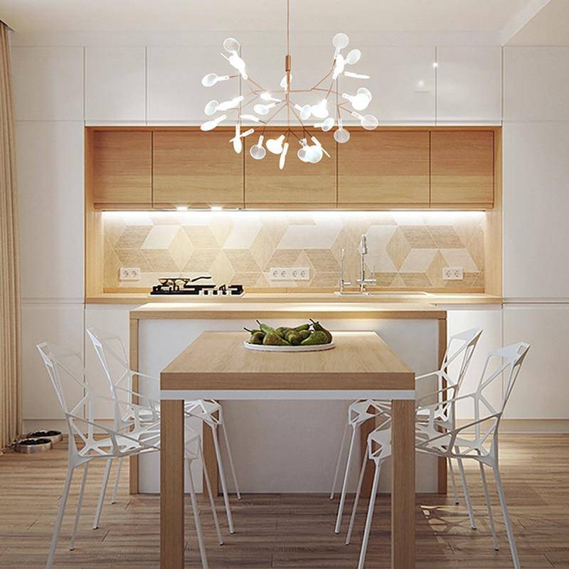 Moderne Design LED Hanglamp 'Gouden Boom' – Elegante Verlichting voor Elke Ruimte!