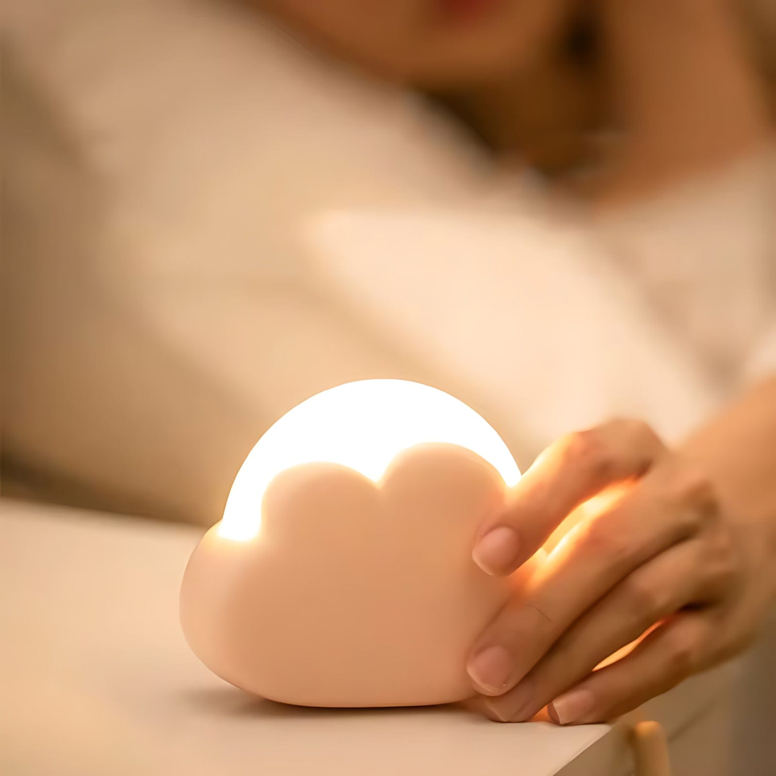 Schattige Wolk Nachtlamp met Verstelbare LED Verlichting voor Kinderen