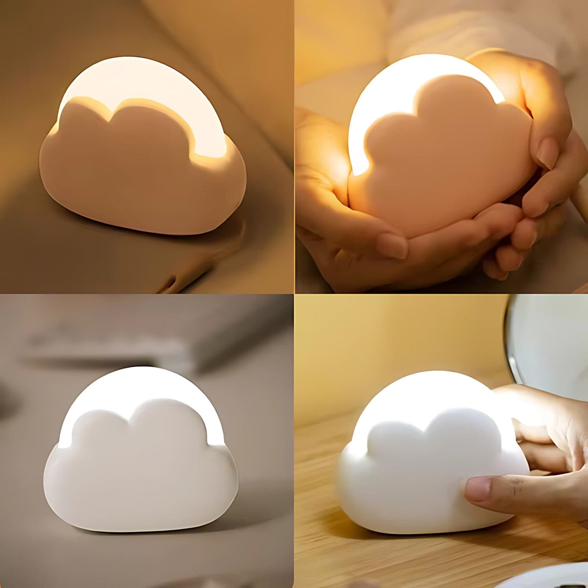 Schattige Wolk Nachtlamp met Verstelbare LED Verlichting voor Kinderen