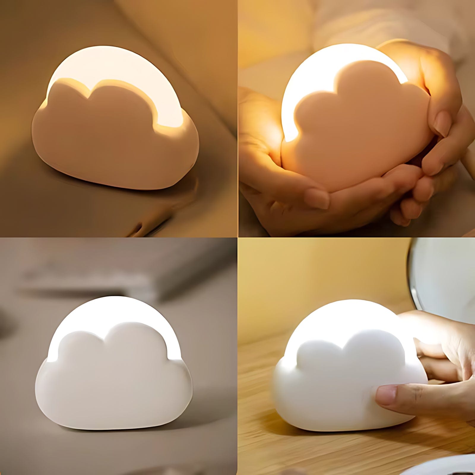 Schattige Wolk Nachtlamp met Verstelbare LED Verlichting voor Kinderen