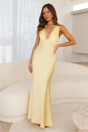 Maxi Jurk Met V-hals