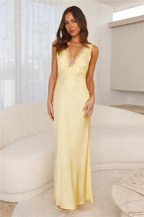 Maxi Jurk Met V-hals